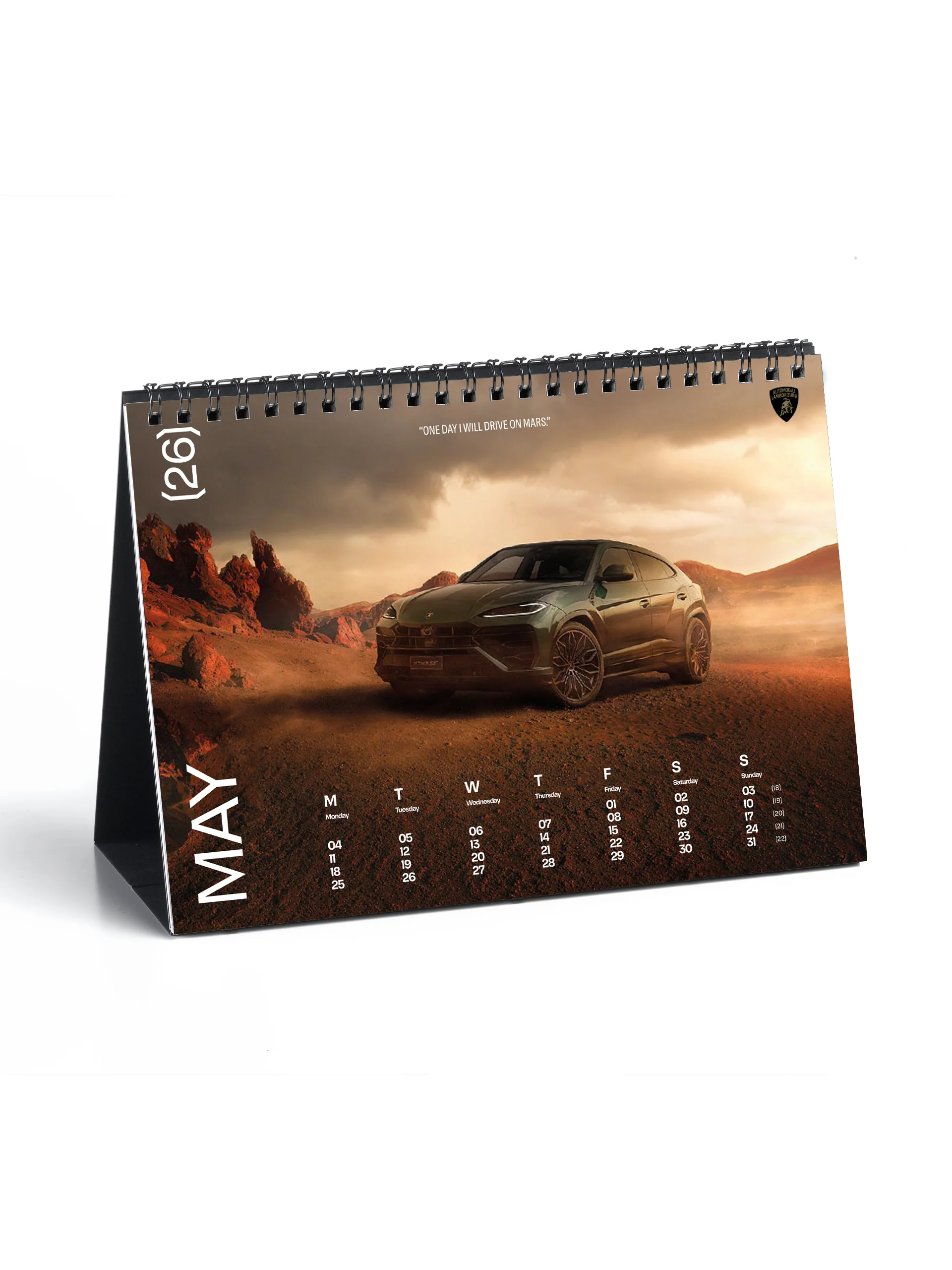 "Chasing Dreams" 2026 desk calendar - Image 3