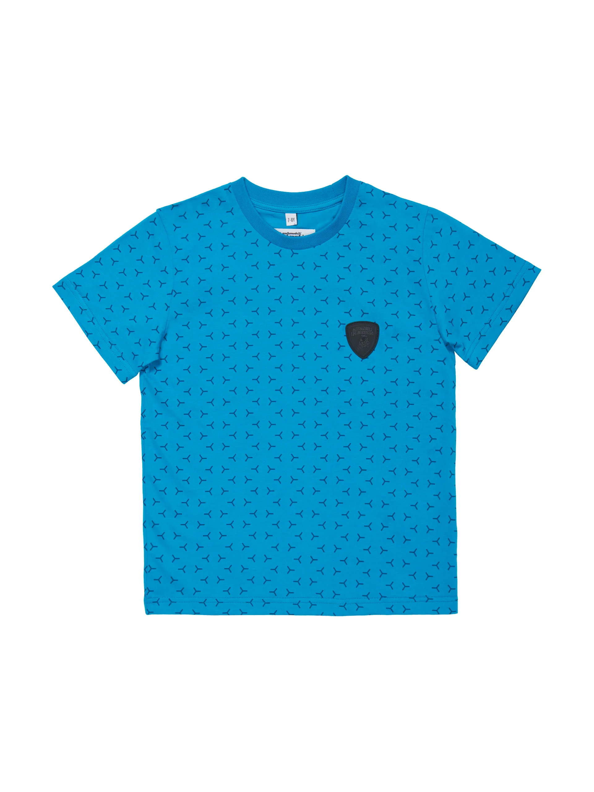 Kids' blue allover print t-shirt - Image 4