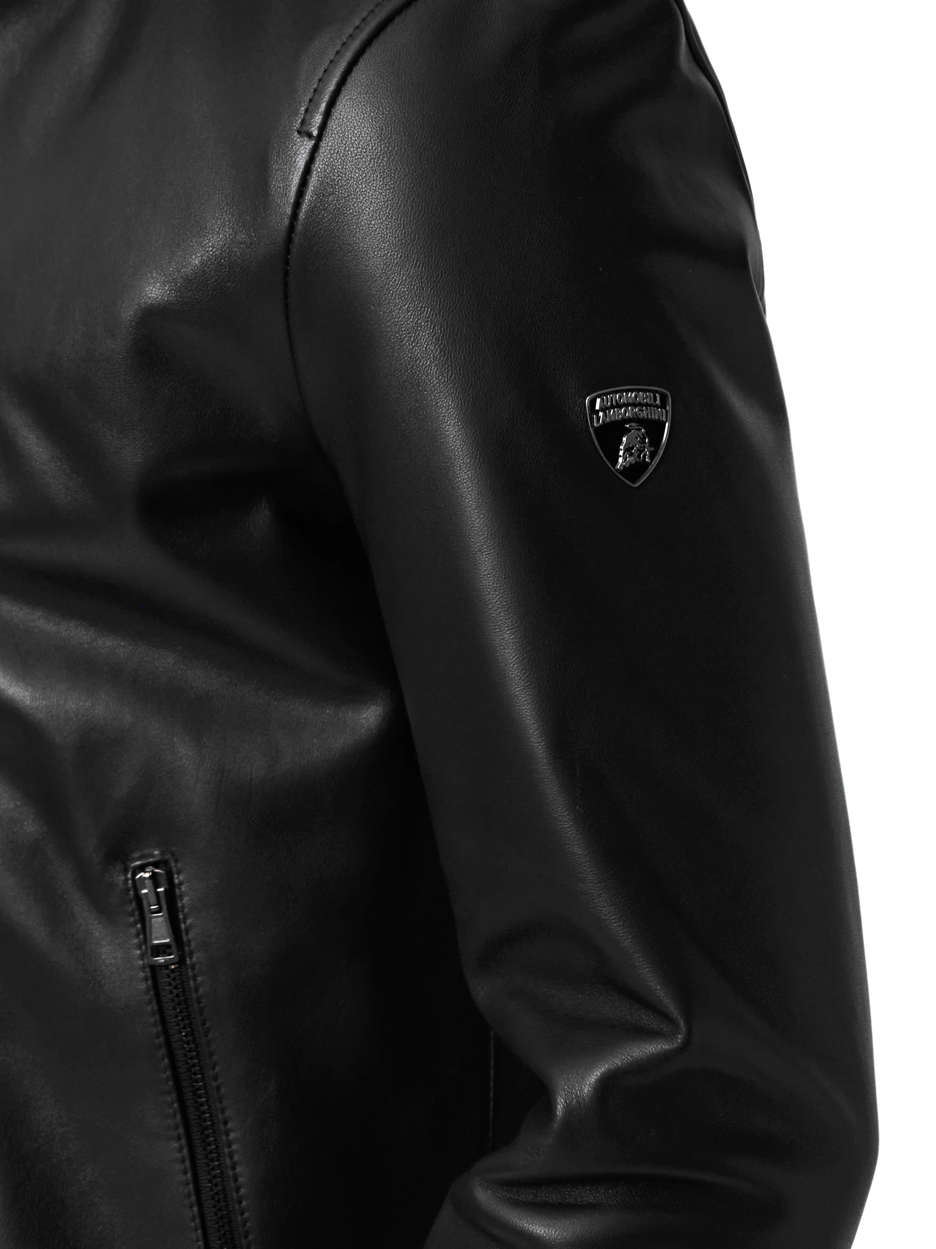 Leather bomber jacket - Image 5
