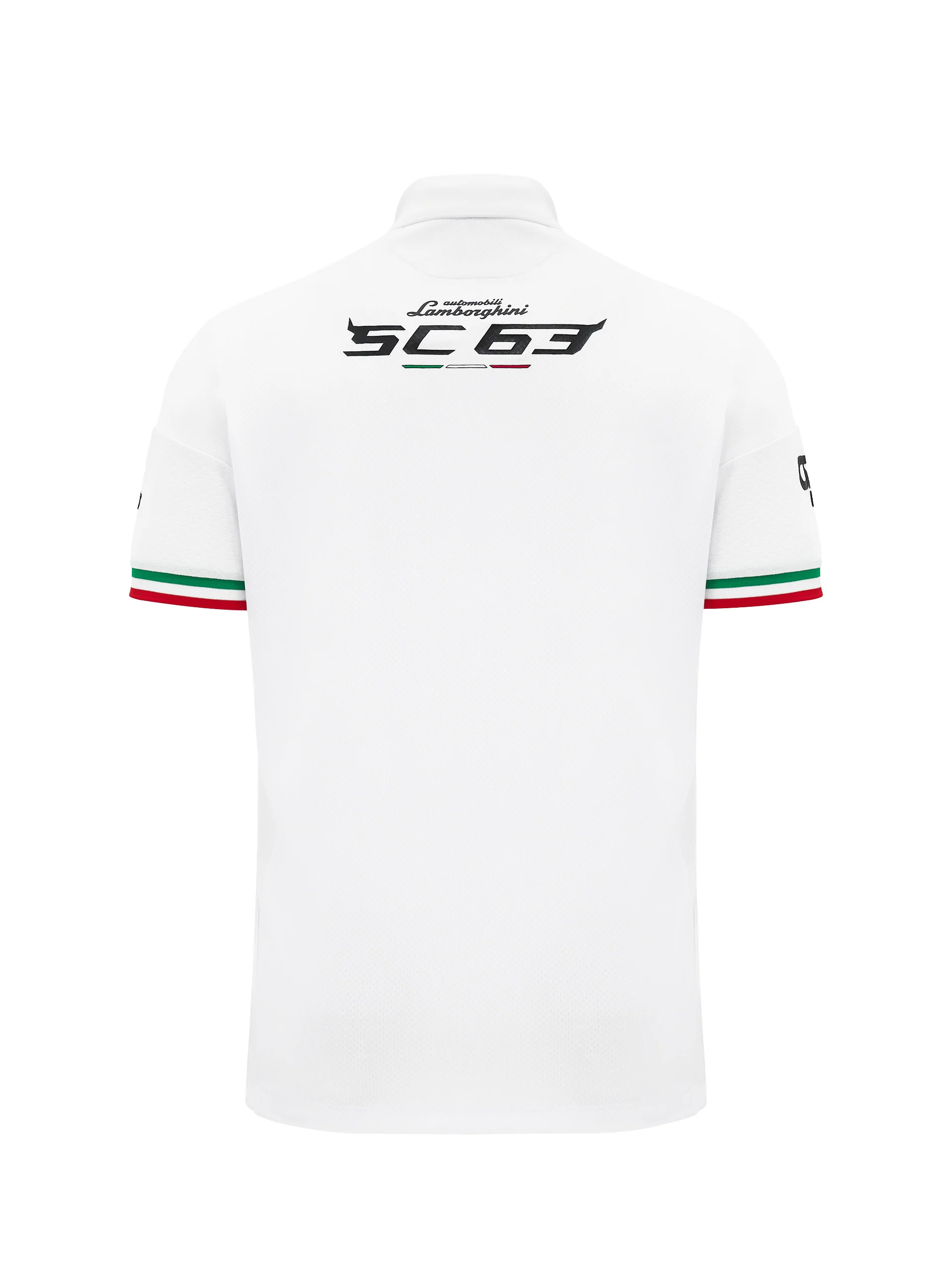 Men's Squadra Corse white polo shirt - Image 4