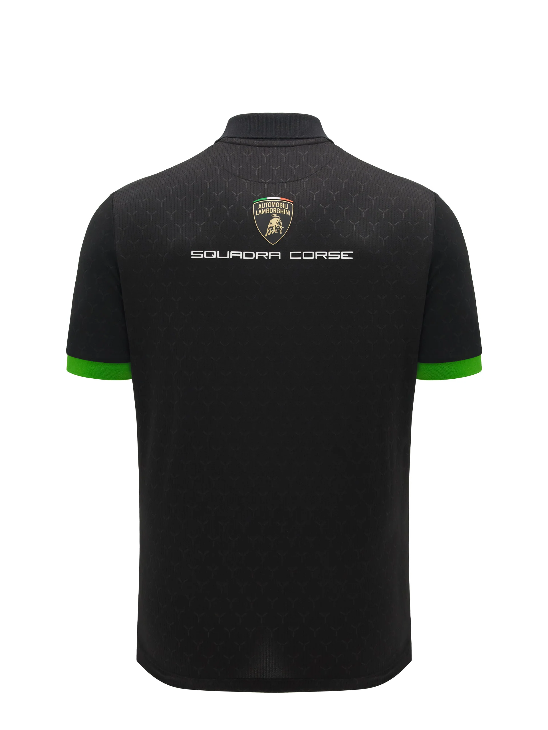 Squadra Corse men's black polo shirt - Image 4
