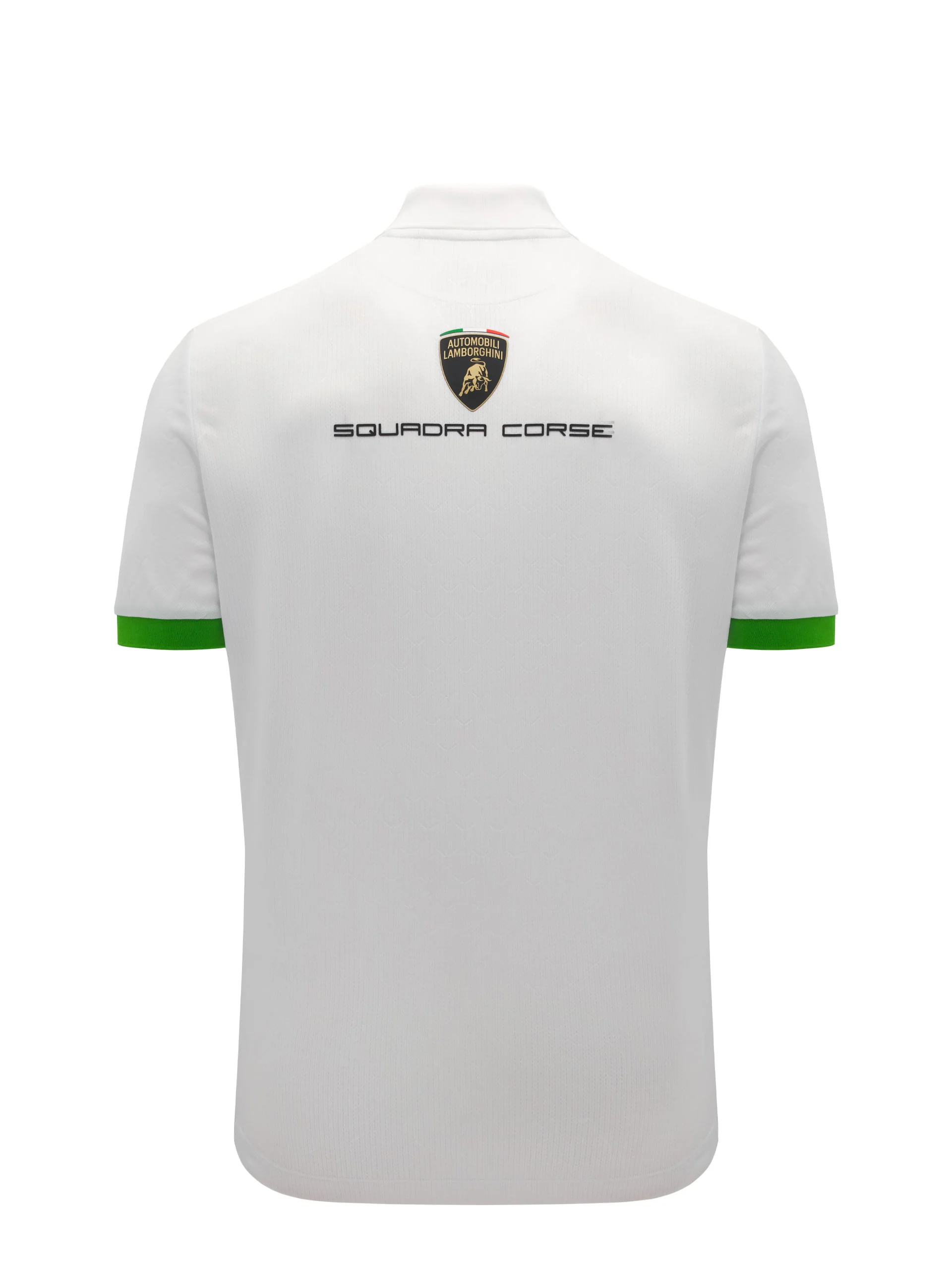 Squadra Corse men's white polo shirt - Image 4