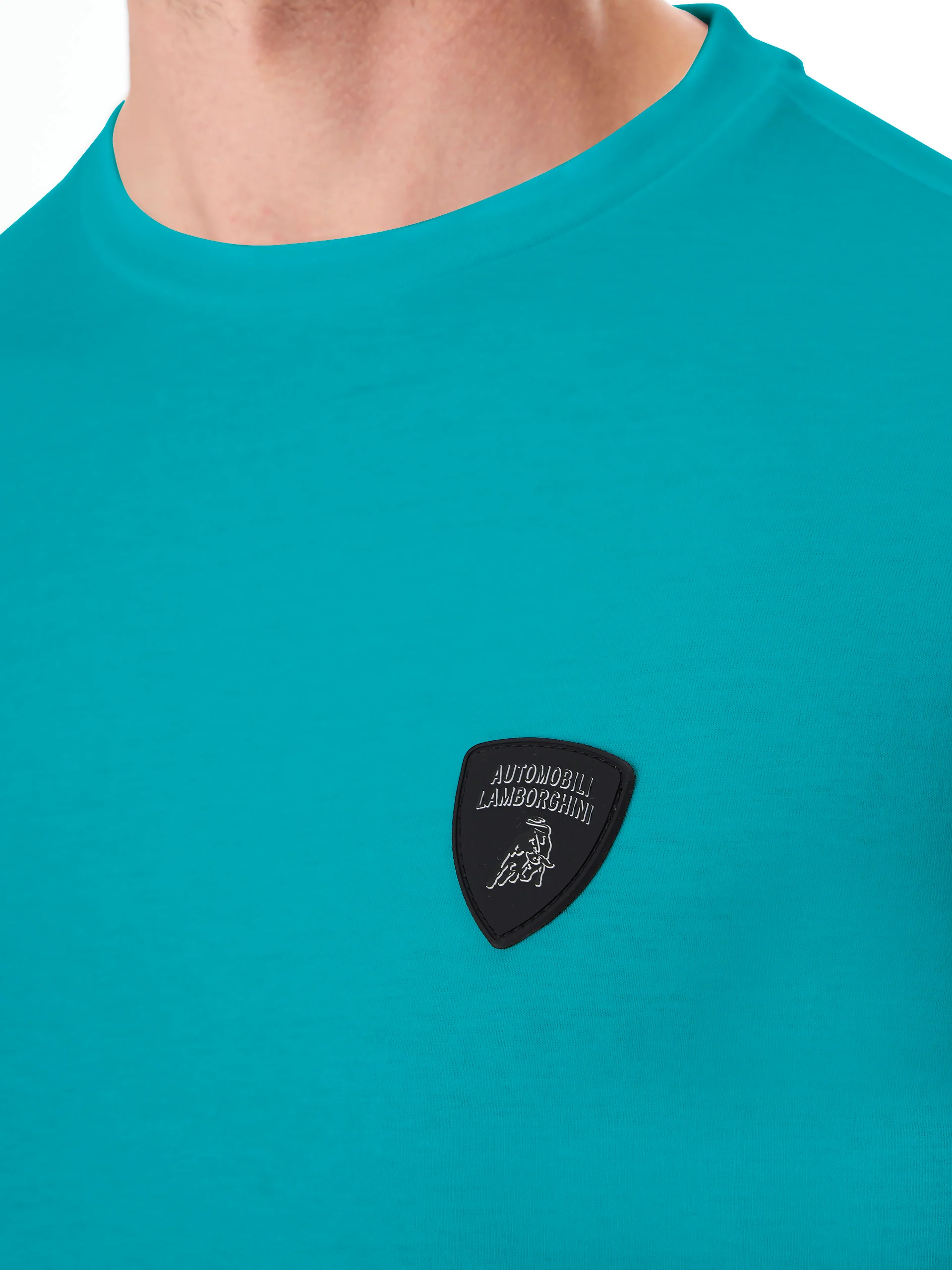 Men's t-shirt with shield logo - Image 4