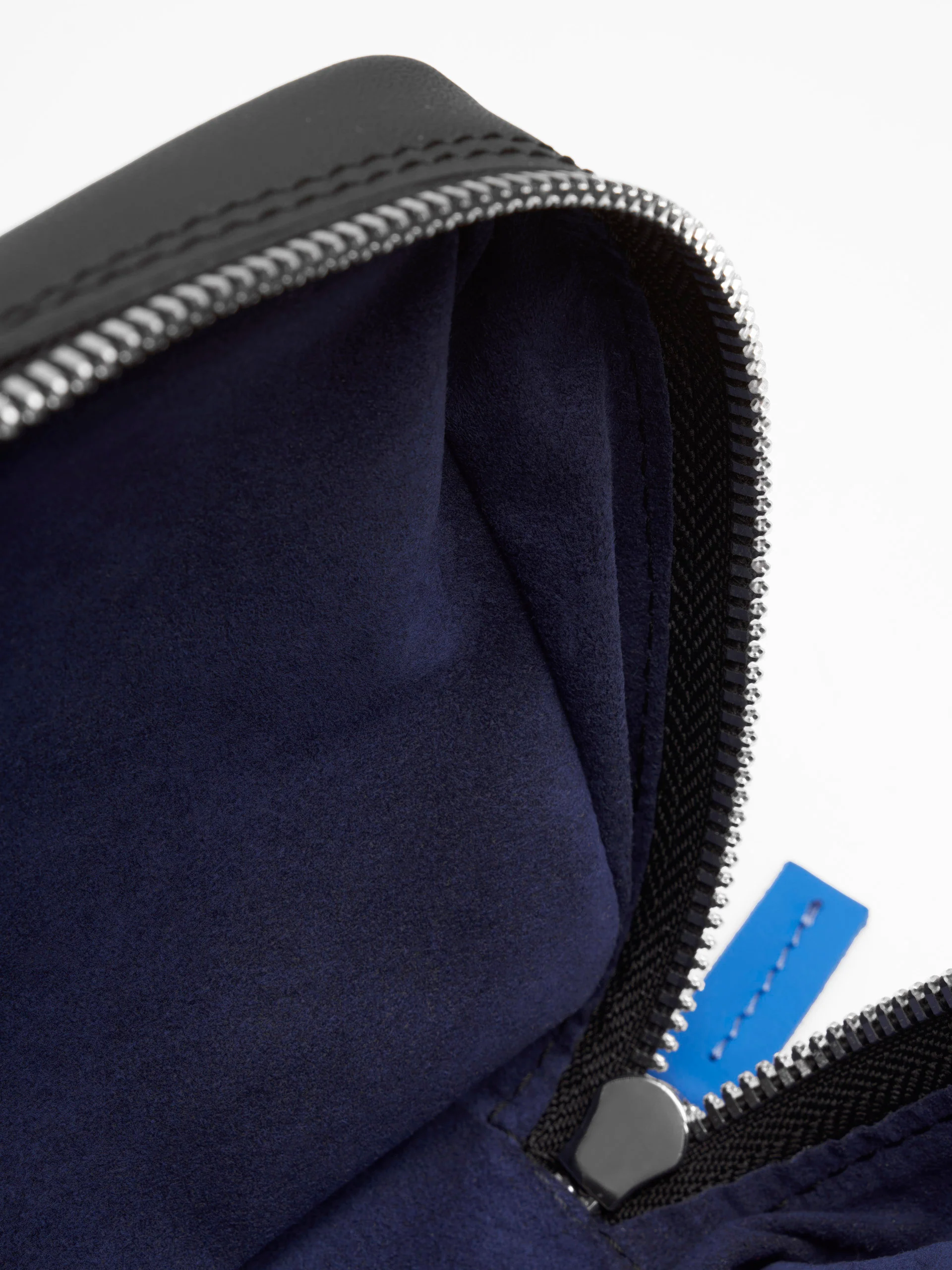 Clutch bag in upcycled leather - Image 5